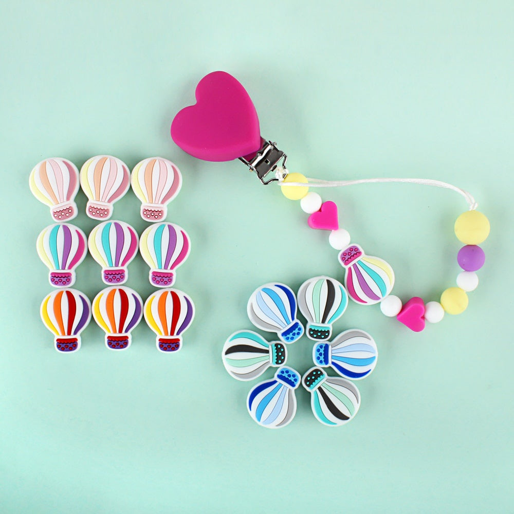 Silicone Hot Air Balloon Teething Beads