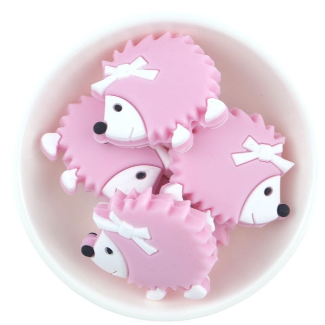 Silicone Mini Hedgehog Beads