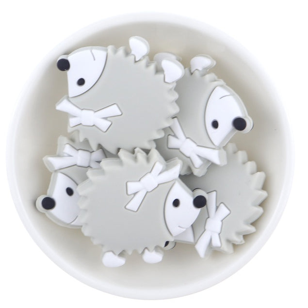 Silicone Mini Hedgehog Beads