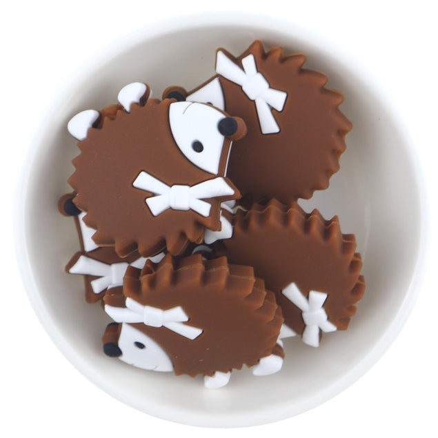 Silicone Mini Hedgehog Beads