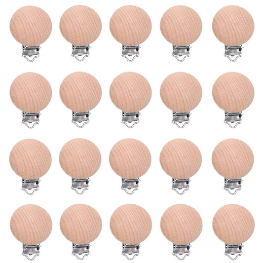 Beech Wood Clips DIY Parts Pacifier Holder