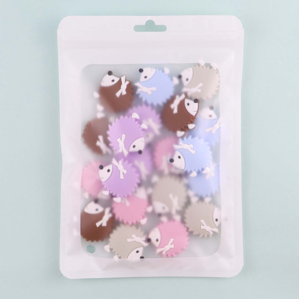 Silicone Mini Hedgehog Beads