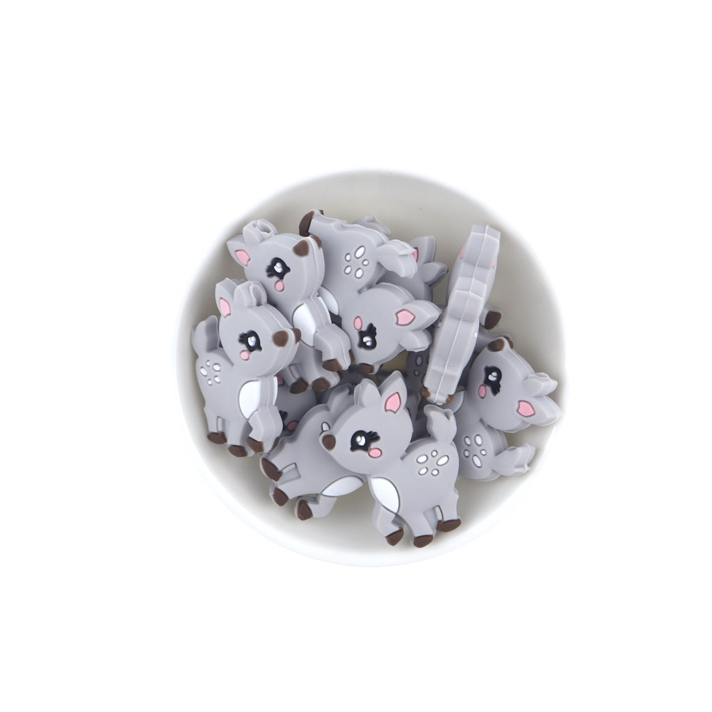 Silicone Mini Deer Beads