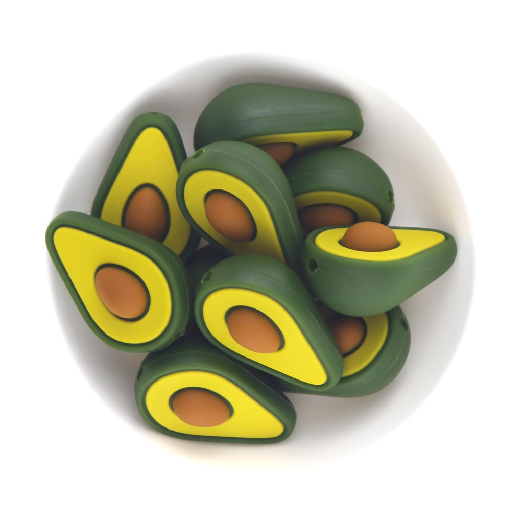Silicone Mini Fruit Teething Beads