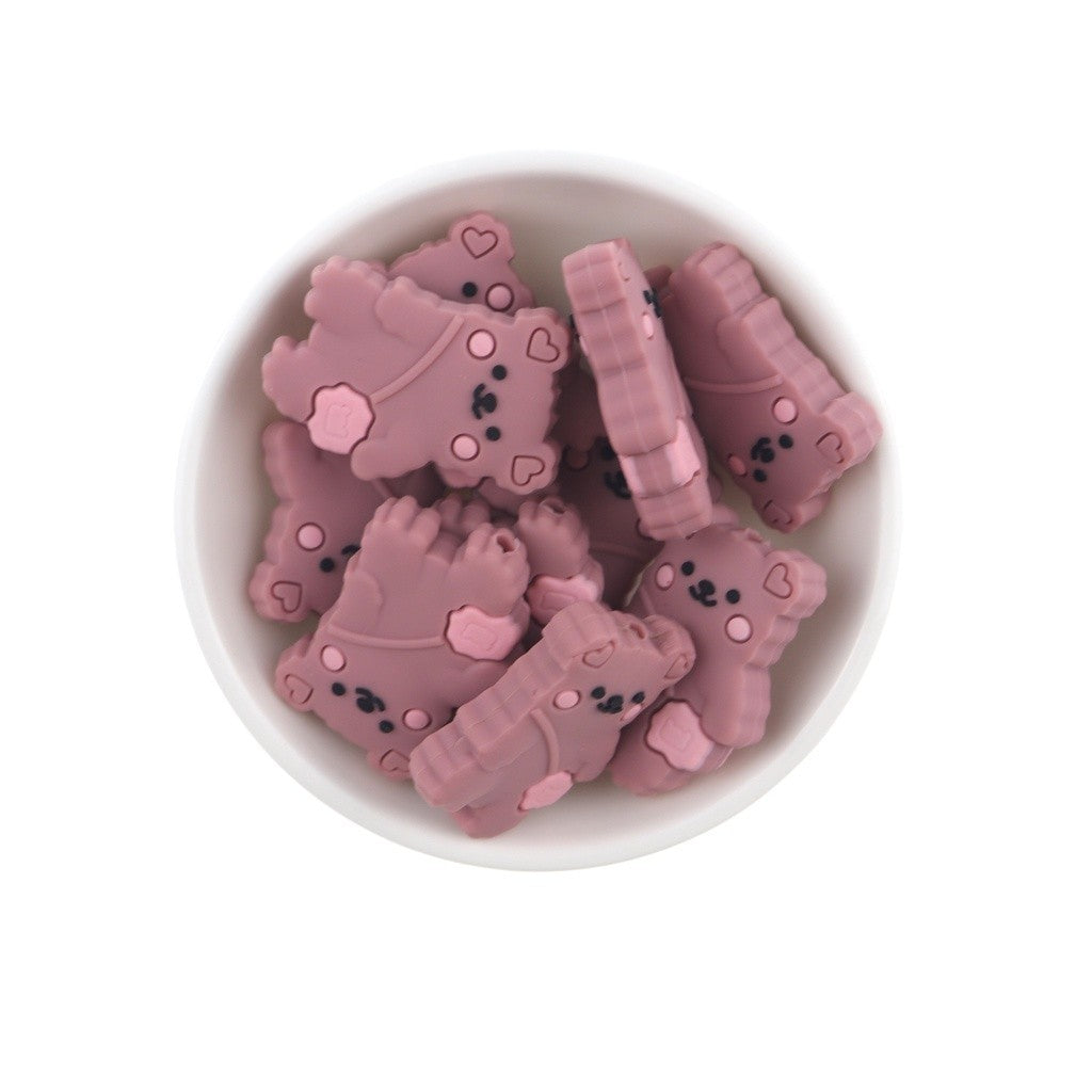 Silicone Backpack Bear Beads