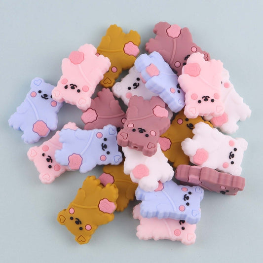 Silicone Backpack Bear Beads