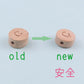 5pcs Wooden Round Letter Beads