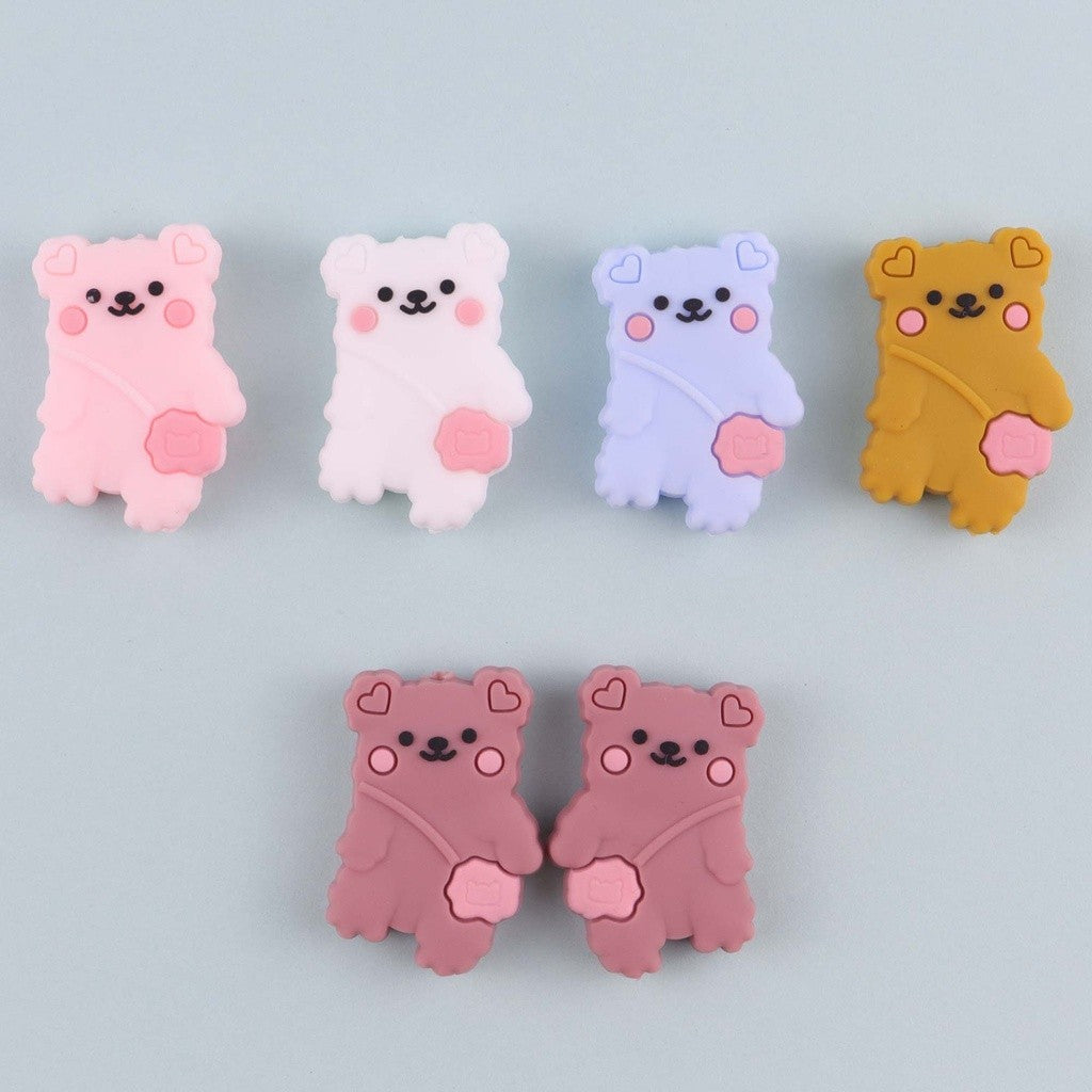 Silicone Backpack Bear Beads