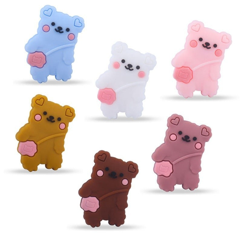 Silicone Backpack Bear Beads