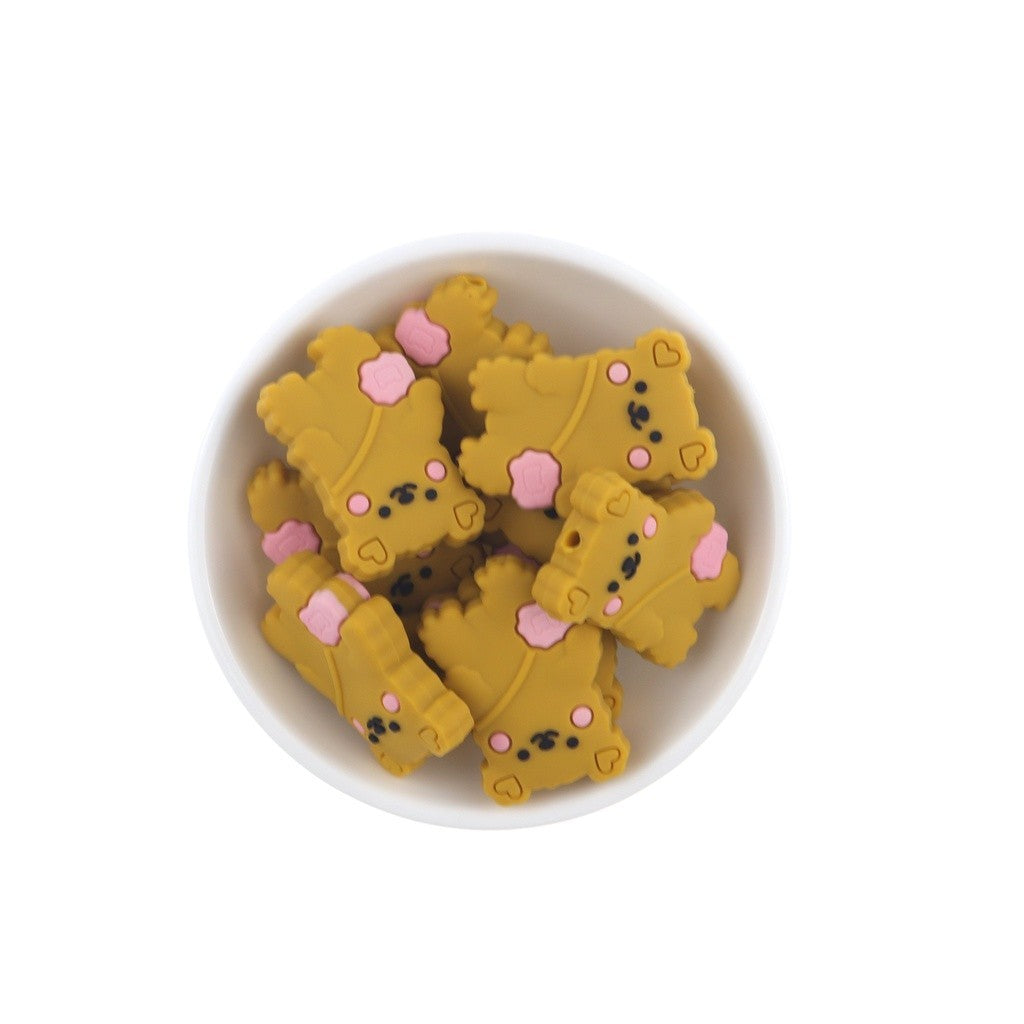 Silicone Backpack Bear Beads