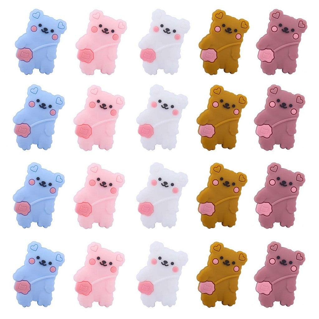 Silicone Backpack Bear Beads