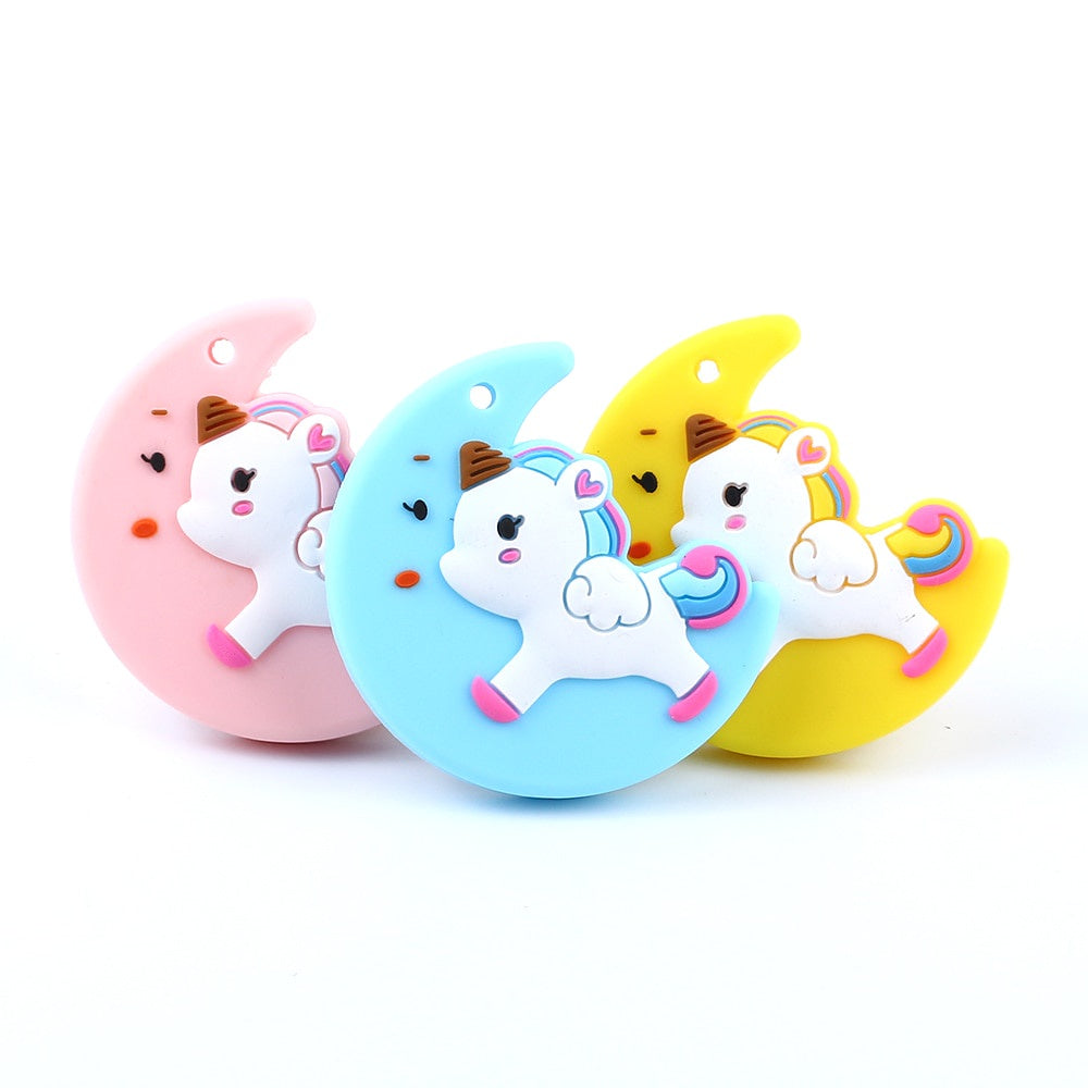 Silicone Moon Teether