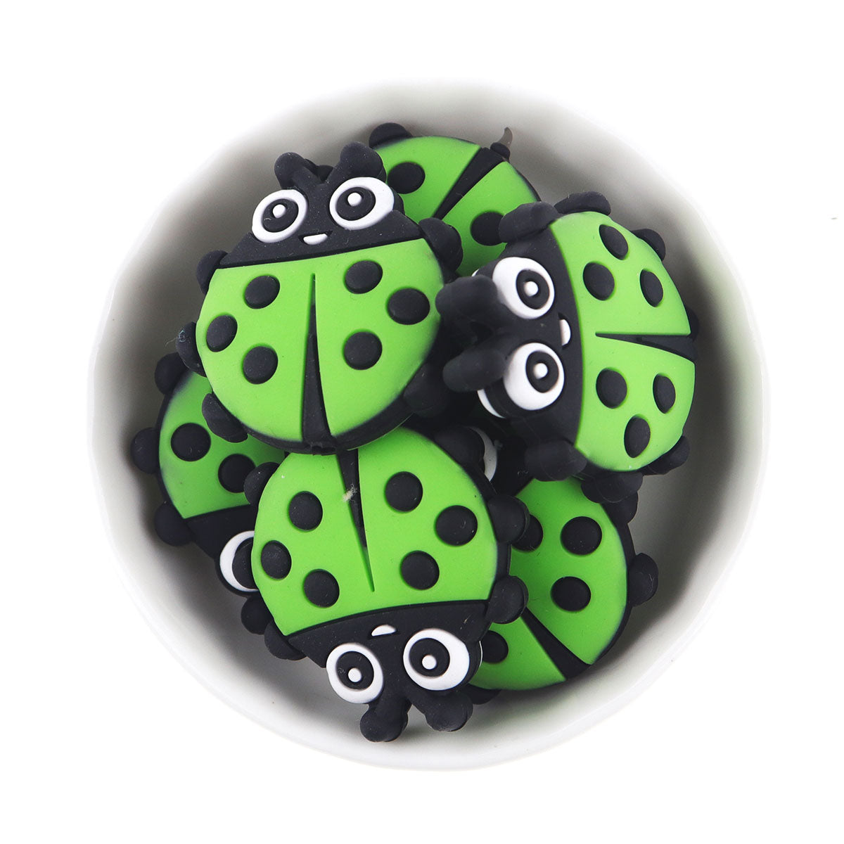 Silicone Small Beetle Teething Beads