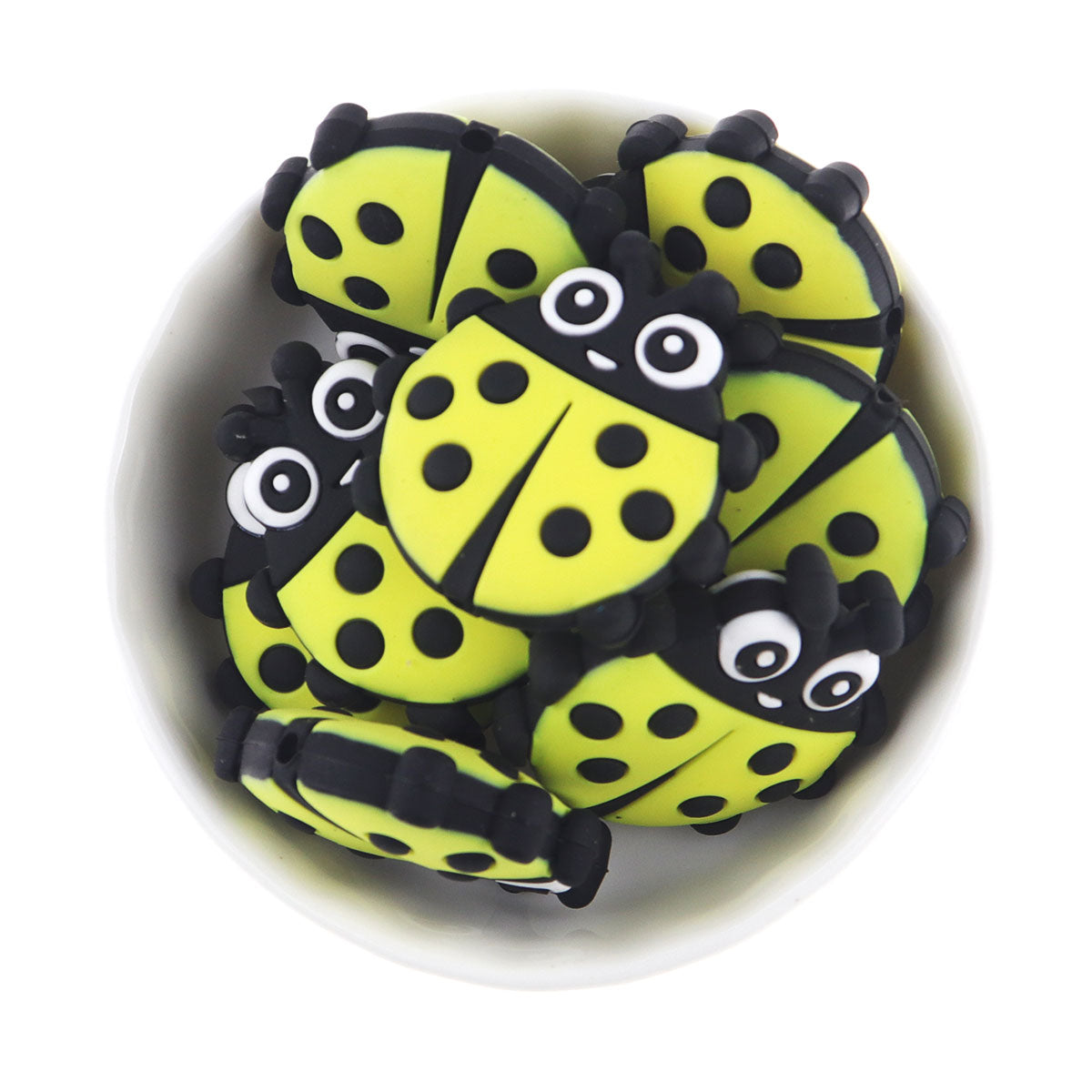 Silicone Small Beetle Teething Beads