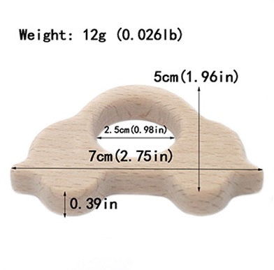Wooden Animal Teether