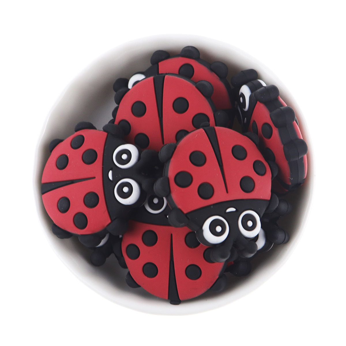 Silicone Small Beetle Teething Beads