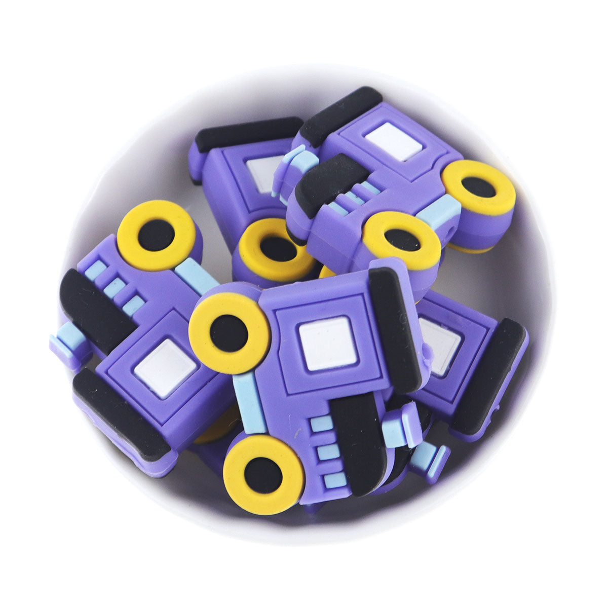Silicone Small Bus Teething Beads