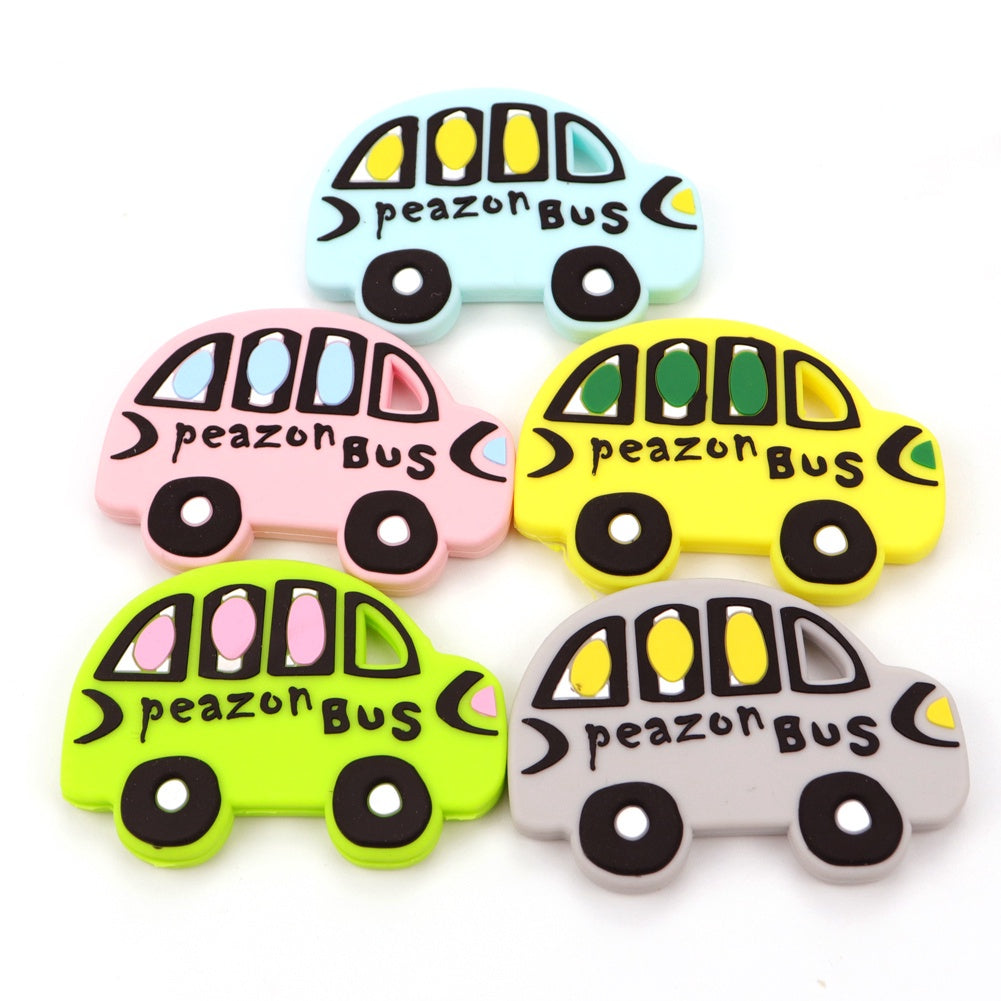 Silicone Bus Car Teether