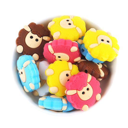 Silicone Sheep Teething Beads