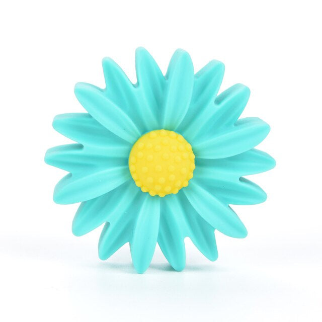 Silicone Daisy Pacifier Clip