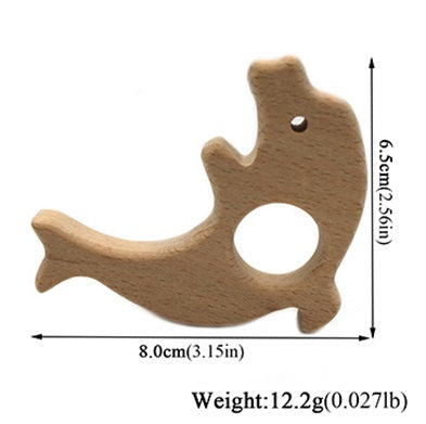 Wooden Animal Teether