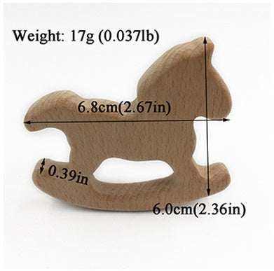 Wooden Animal Teether