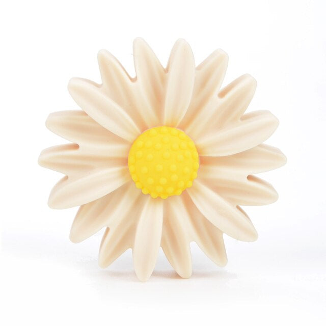 Silicone Daisy Pacifier Clip