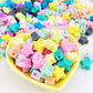 5pcs Silicone Small Star Teething Beads