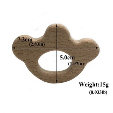 Wooden Animal Teether