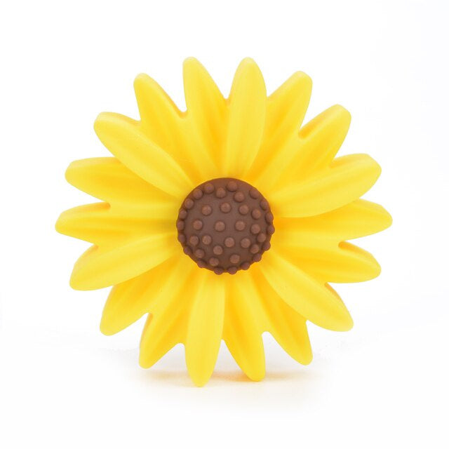 Silicone Daisy Pacifier Clip