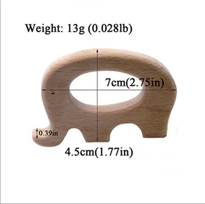 Wooden Animal Teether