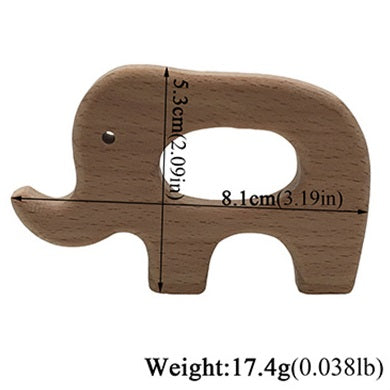 Wooden Animal Teether