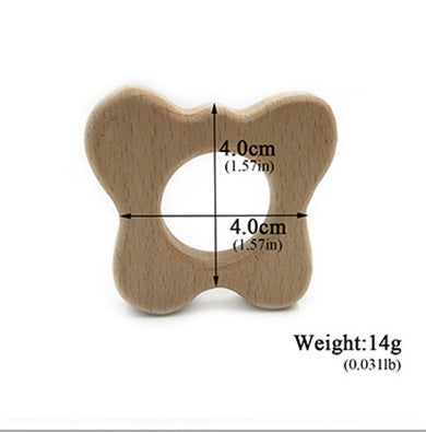 Wooden Animal Teether