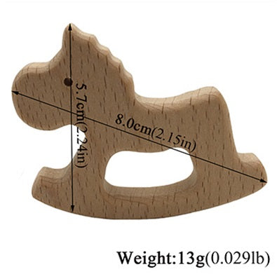 Wooden Animal Teether