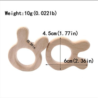 Wooden Animal Teether