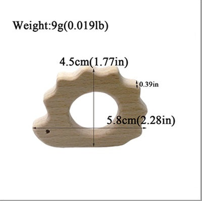 Wooden Animal Teether