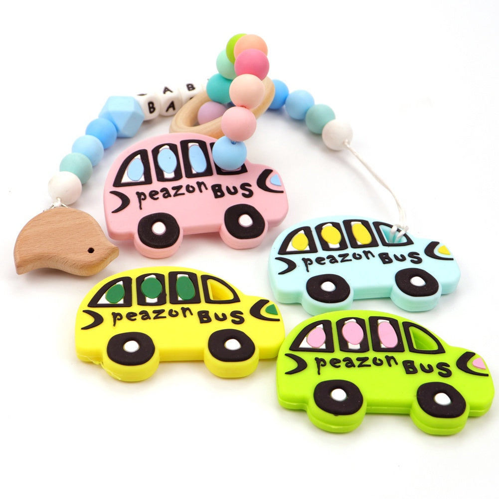 Silicone Bus Car Teether