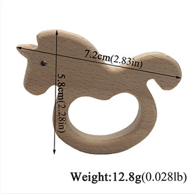 Wooden Animal Teether