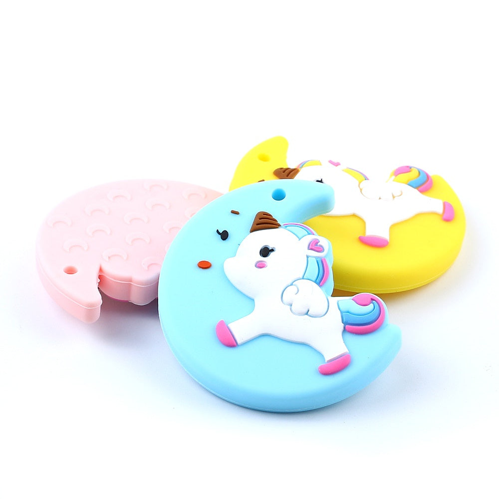 Silicone Moon Teether