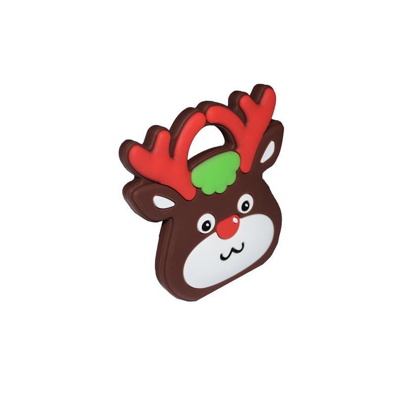 Silicone Christmas Deer Teether