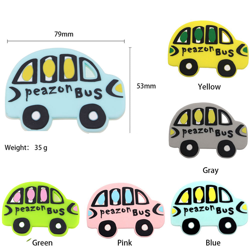 Silicone Bus Car Teether