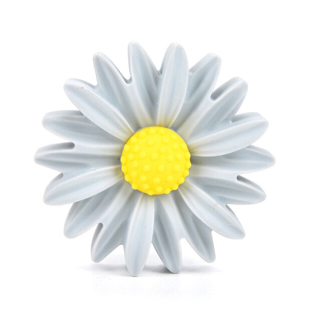 Silicone Daisy Pacifier Clip