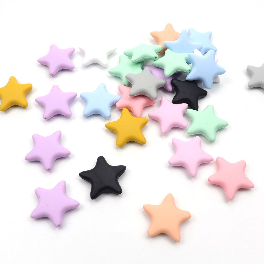 Silicone Star Teething Beads