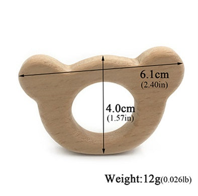 Wooden Animal Teether