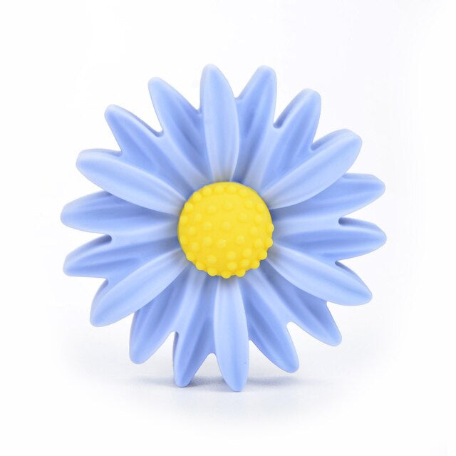 Silicone Daisy Pacifier Clip