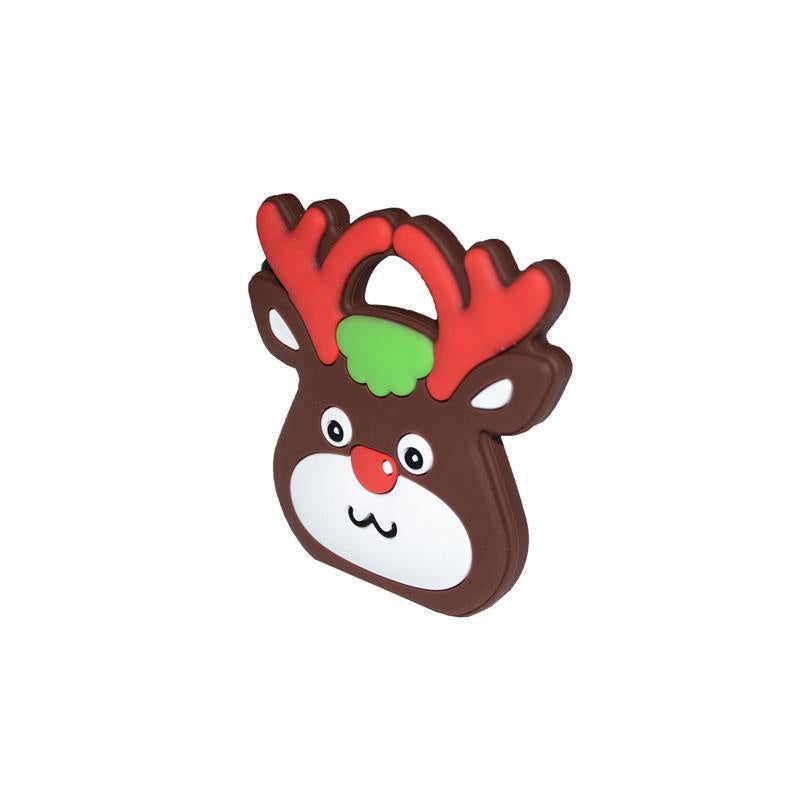 Silicone Christmas Deer Teether