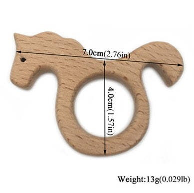 Wooden Animal Teether