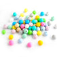 5pcs Silicone Round Beads - 15mm