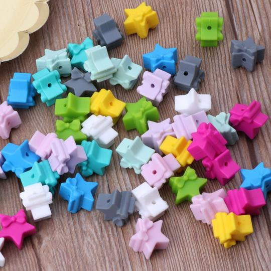 Silicone Star Teething Beads