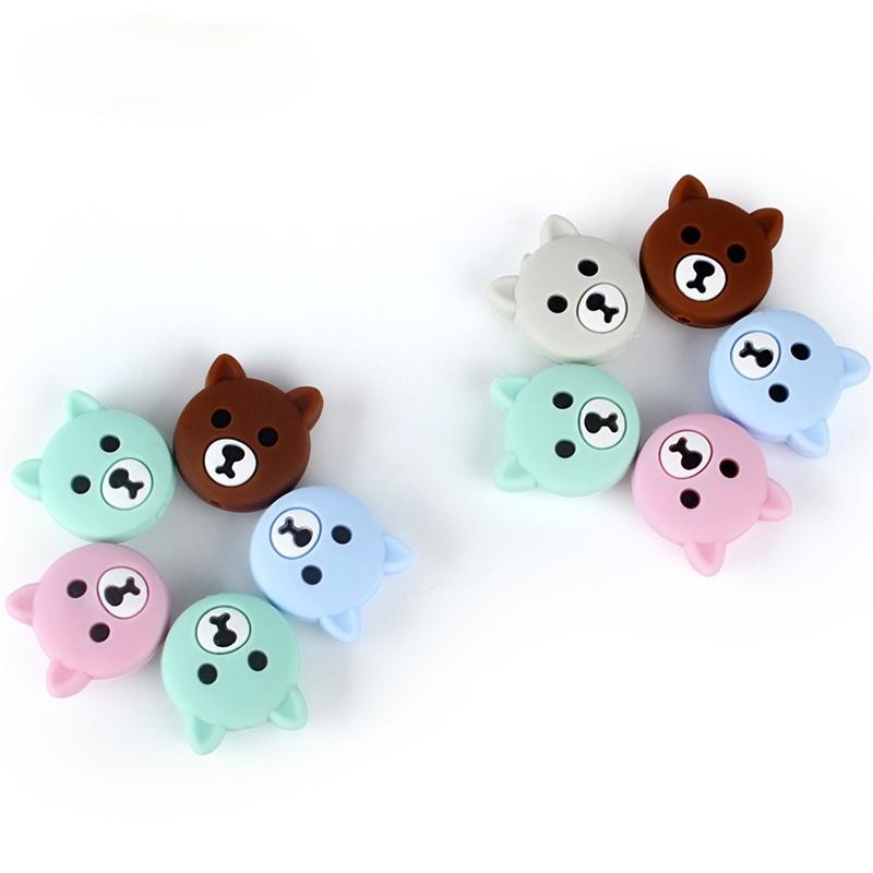 Silicone Bear Teething Beads